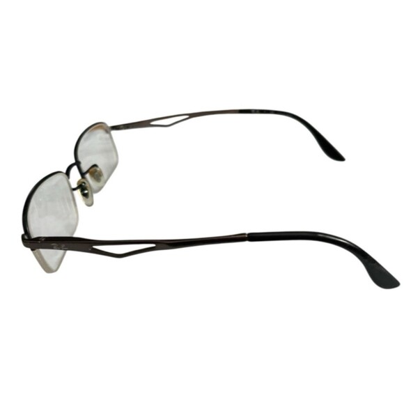 Ray-Ban RB6163 2576 Eyeglasses Half Rim Black Rectangular FRAMES ONLY - Picture 5 of 7